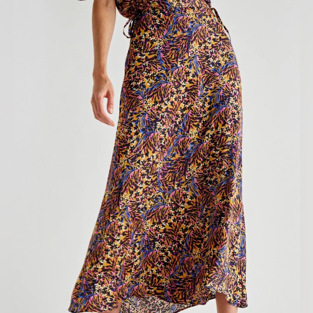 Scalpers printed midi skirt